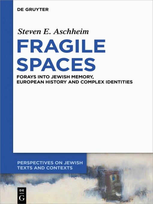 Title details for Fragile Spaces by Steven E. Aschheim - Available